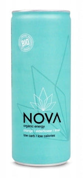 Energidrik Orange - Hyld - Lime BIO 250 ml - NOVA